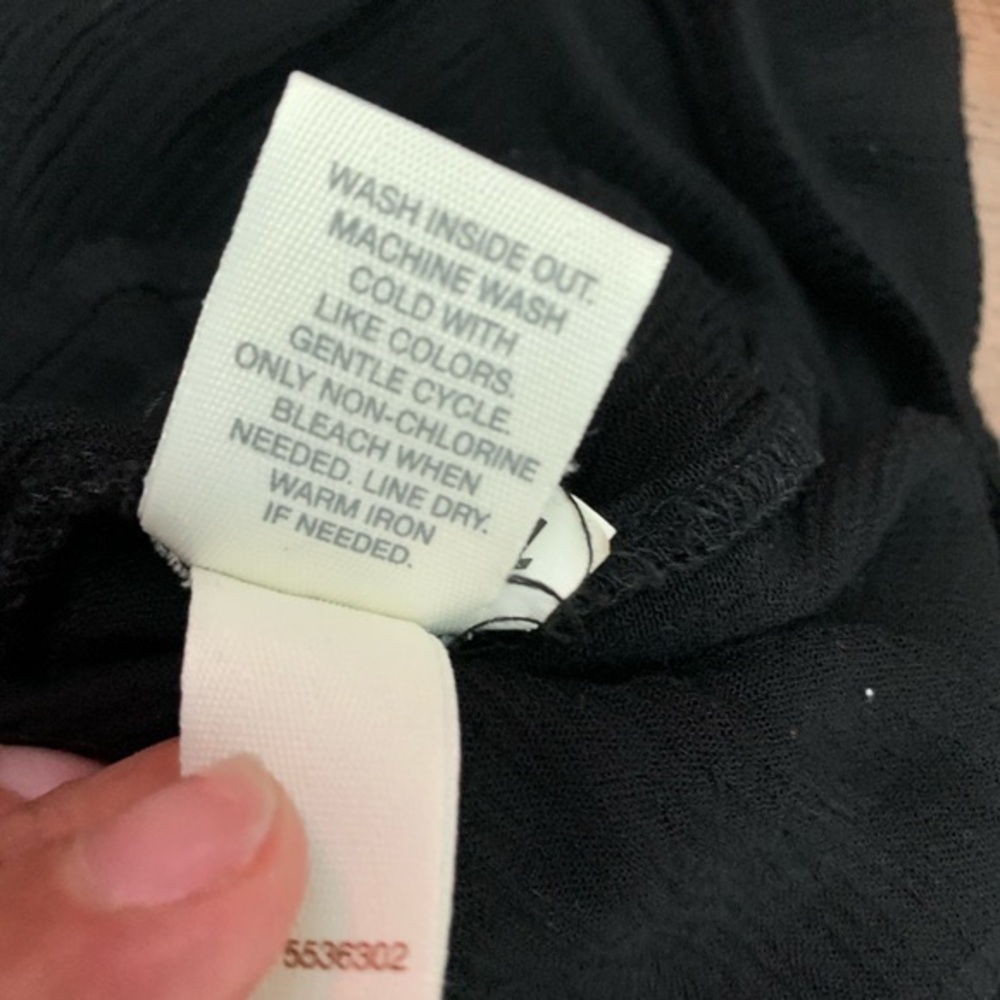 Mudd Black Jumper Gathered Waist - Picture 6 of 6